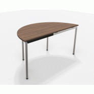 Table pliante "SIMPLA" - 1/2 Rond - 1500x750mm