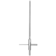 Tube de pitot type l droit, diam. 8 mm, longueur 1250 mm Tube de pitot type l droit, diam. 8 mm, longueur 1250 mm