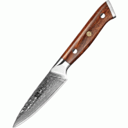 XinZuo - Couteau à éplucher Damas - Série B13D Yu - multicolore B13D-SG