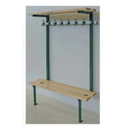 Banc vestiaire - combine ensemble mur/sol