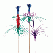 Décors assortis pour glaces Métallisés bois 22cm - par 144