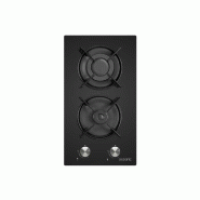 Domino gaz 2 foyers verre trempé noir 29×52×4,75 cm OCEANIC - noir verre OCEATG2VB2 Domino gaz 2 foyers verre trempé noir 29×52×4,75 cm OCEANIC - noir verre OCEATG2VB2