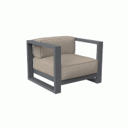 Fauteuil lounge Posidonia - anthracite_0