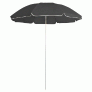 Helloshop26 - Parasol d'extérieur avec mât en acier 180 cm anthracite 02_0008198 - acier 3000438547761