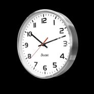 Horloge analogique intérieur - Profil 740 - 1,5V - DHF - boîtier inox - affichage heure-minute - BODET