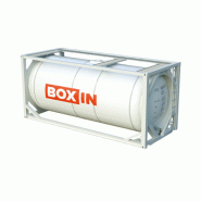 Conteneur  Isotank 20 pieds - Longueur 21,000-26,000 L - idéal pour le stockage de produits liquides ou gazeux