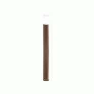 Lampo - Borne de jardin avec ampoule E27 IP54 H 90 cm, métal peint, verre satiné, borne d'extérieur - Perenz - Corten - marron 8358 E Lampo - Borne de jardin avec ampoule E27 IP54 H 90 cm, métal peint, verre satiné, borne d'extérieur - Perenz - Corten - marron 8358 E