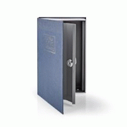 Livre Coffre-fort Serrure à Clé Design Réaliste Usage Non Intensif Nedis - bleu 5412810322992