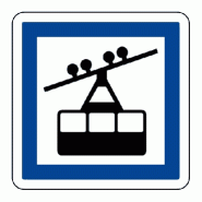 Panneau CE20a - Gare de téléphérique