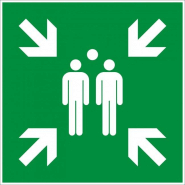 Panneaux rigides 480x480 mm secours évacuation - PNCPSC-NV02/PTRS_0