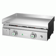 Plancha à gaz lisse en ACIER - L600 | Mainho - MAX-60G