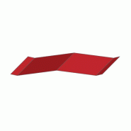 Sous faîtière – Modèle 39 - acier 0,75 mm galvanisé ou polyester 25 microns - longueurs 2000, 3000, 4000 mm