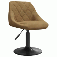 VidaXL Tabouret de bar Marron Velours Modèle Flex Signature Plus - 335314