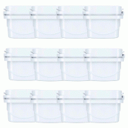 Aqua Optima - Boîte de 12 Filtres Evolve + - transparent plastique LA348