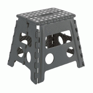 ARREGUI TB-032-G Tabouret pliant, banc pliant, échelle pliante, marchepied, tabouret de cuisine, salle de bain, extérieur, hauteur 32 cm, gris - gri ARREGUI TB-032-G Tabouret pliant, banc pliant, échelle pliante, marchepied, tabouret de cuisine, salle de bain, extérieur, hauteur 32 cm, gris - gri