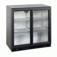 Arrière bar réfrigéré 2 portes vitrée battantes 208 litres | L2g - BBD230