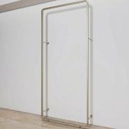 Cadre tube 60x20mm angle rond - Pas 36 mm - L1250 x H3000mm - champagne