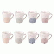 Coffret de 8 tasses 9 cl Rio - Multicolore Rond Porcelaine Table Passion 7.9x cm - multicolore porcelaine 3106232781353 Coffret de 8 tasses 9 cl Rio - Multicolore Rond Porcelaine Table Passion 7.9x cm - multicolore porcelaine 3106232781353