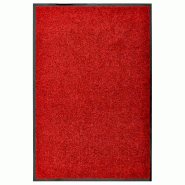 Décoshop26 - Paillasson lavable Rouge 60x90 cm DEC023184 - rouge 3001217069603