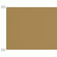 Helloshop26 - Auvent vertical beige 60x1200 cm tissu oxford 02_0007547 - vert polyester 3000396582729