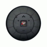 Horloge murale ronde Open Gear jaune ocre et bleu foncé Karlsson - 8714302775598