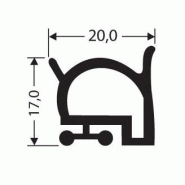 Joint caoutchouc pour chambre froide jcr-031_0