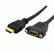 StarTech Adaptateur HDMI 1m - Cble HDMI 4K30Hz Haut
