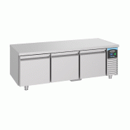 Table réfrigérée 600 haute 3 tiroirs l1600mm négative 7489.5480 COMBISTEEL
