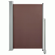 VidaXL Auvent latéral rétractable de patio 120x300 cm Marron Modèle Helios Design - marron 48343