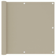 VidaXL Écran de balcon Beige 90x300 cm Tissu Oxford Modèle Horizon Max - beige 134940