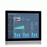 Panel PC industriel fanless 19 pouces SXGA - EVI-19SAC - 450 cd/m² - Contrast 1000:1 - Processeurs Intel Core i3/i5/i7