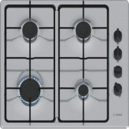 Bosch Serie 2 Série 2 Table gaz 60 cm Inox - argenté inox 034-1246259