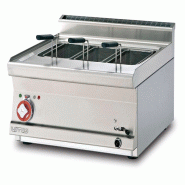 Redcook Cuiseur de pâtes électrique de comptoir 1 bac de 25 litres. Structure en acier inoxydable. Dimensions 60x60 h28 cm Modèle CPT-66ET - 2270
