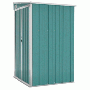 Remise de jardin murale Vert 118x100x178 cm Acier galvanisé Modèle AbriConfort 20 - 316217