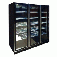Romux® Professional Vitrine Réfrigérée MC 3 Portes 1500 Litres Noir Ventilées | Vitrine a boissons | Réfrigération Verticale Positive - 8435811803946_0