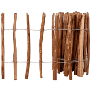 Vidaxl clôture à piquets bois de noisetier 60x500 cm 43140 Vidaxl clôture à piquets bois de noisetier 60x500 cm 43140