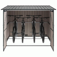Abri de vélo 3 pcs Anthracite 215 x 206 x 157 cm Métal Modèle AbriClimat 187 - 8721288746917