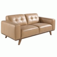 AC ANGEL CERDA Angel Cerdá Canapé 2 places Chester en cuir sable 6119C 181 x 95 x 78 - marron fourrure 8435631020875 AC ANGEL CERDA Angel Cerdá Canapé 2 places Chester en cuir sable 6119C 181 x 95 x 78 - marron fourrure 8435631020875