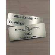 Badge en acrylique bi-couche BASIC - Réf 103003