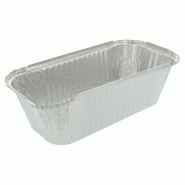 Barquette aluminium 1500cc 24,9x12,8x7cm - par 100
