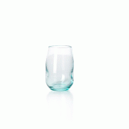 Bazar Bizar Verre à boire en verre recyclé 6x6x11 cm naturel - transparent verre BACG001