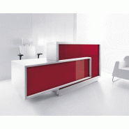 Bureau d'accueil original modèle Foro - MDD - Bordeaux, Blanc, A gauche_1