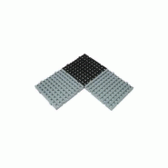 Longueur 2,97 x largeur 0,91 m/ètres noir Tapis caillebotis Sanitop en caoutchouc
