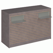 Comptoir Vertigo H T03 dble nat. L150cm - 3 tab.Coulis. 6tab.Amovib - béton