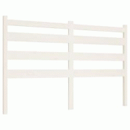 Décoshop26 - Tête de lit accessoire couchage chambre à coucher meuble 126 x 4 x 100 cm bois de pin blanc TDL0203916 - blanc 3000720588007 Décoshop26 - Tête de lit accessoire couchage chambre à coucher meuble 126 x 4 x 100 cm bois de pin blanc TDL0203916 - blanc 3000720588007