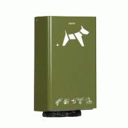 Distributeur propreté canine mural HYGECA - liasses - Vert Olive_0