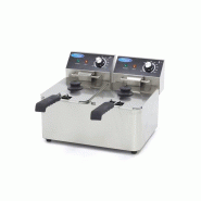 Friteuse PRO, ECO - 2 x 4 L - 2 paniers - jusqu'à 1,5 kg de frites