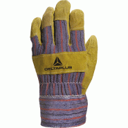 Gants docker cuir croûte de bovin renforcée - 971060 Gants docker cuir croûte de bovin renforcée - 971060