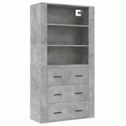 Helloshop26 - Buffet bahut commode armoire meuble de rangement organisateur cuisine salle de séjour salon haut bois d'ingénierie 02_0034726 - 300021 Helloshop26 - Buffet bahut commode armoire meuble de rangement organisateur cuisine salle de séjour salon haut bois d'ingénierie 02_0034726 - 300021