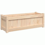 Helloshop26 - Jardinière bac lit surélevé plantes fleurs terrasse jardin d'extérieur 90 x 31 x 31 cm bois de pin massif marron 02_0038566 - 300021 Helloshop26 - Jardinière bac lit surélevé plantes fleurs terrasse jardin d'extérieur 90 x 31 x 31 cm bois de pin massif marron 02_0038566 - 300021
